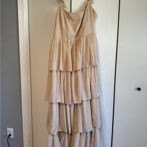 Revelry Cream Layered Maxi Dress
